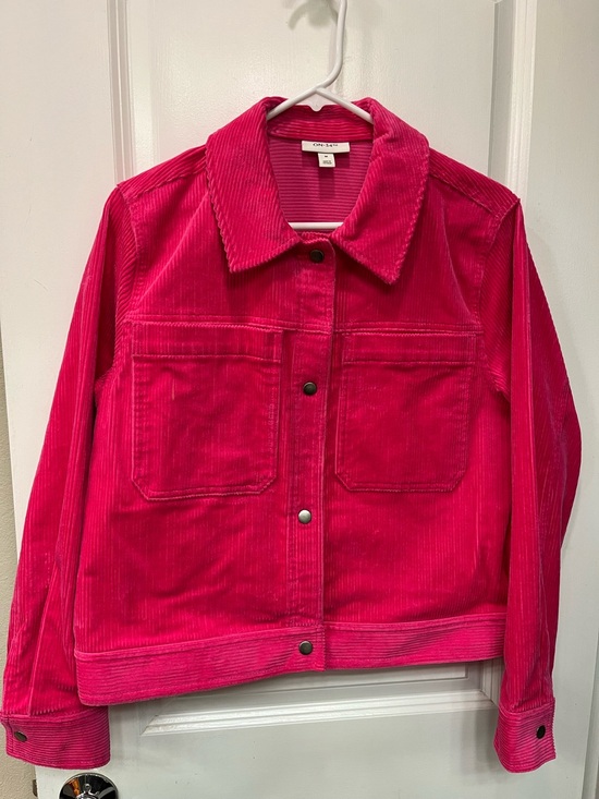 ON 34th Jackets & Blazers - Corduroy Jacket Bright Pink